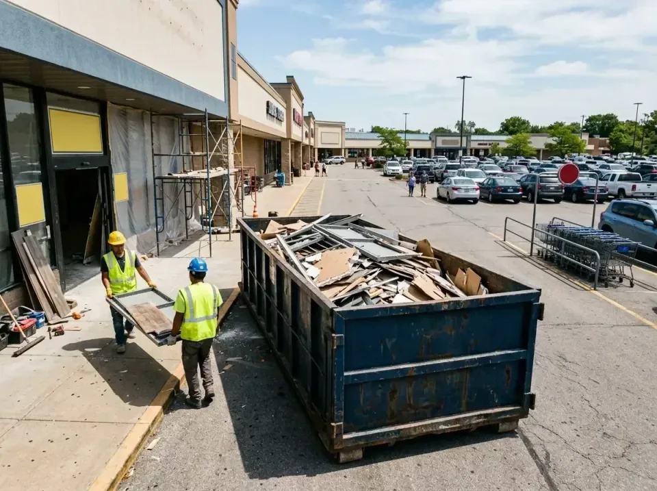 retail-store-renovation-debris-003 — frequently asked questions, Roll-off Dumpster Rentals in Hemlock Farms, PA